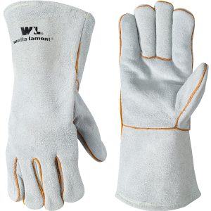 Men's Split Cowhide Safety Cuff Welder