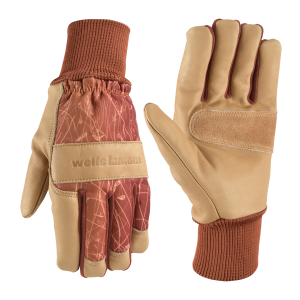 Women's Cowhide Leather Hybrid Knit Wrist